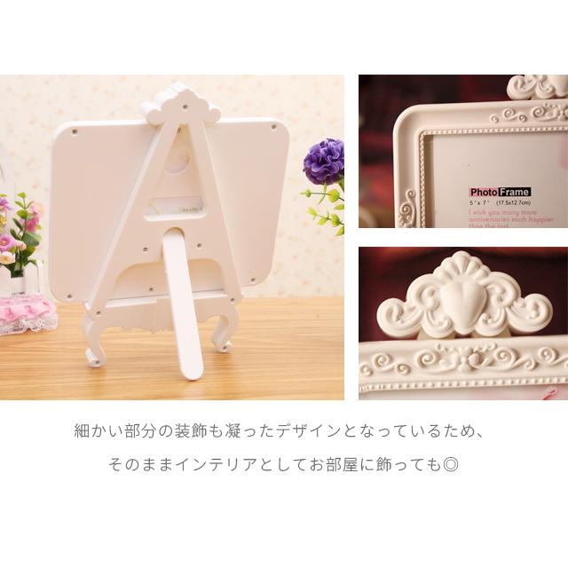 フォトフレーム 写真立て 2L おしゃれ 横置き 置き型 シンプル L判 KG