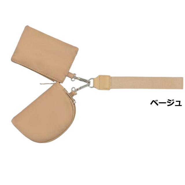 「レビュー記入でメール便送料無料」ミニポーチ 2個 合体 ストラップ カラビナ 小さい ミニ セット ポーチ ジッパー GPT gu1c494-mail(gu1c495)(1通につき5点迄) | ブランド登録なし | 15