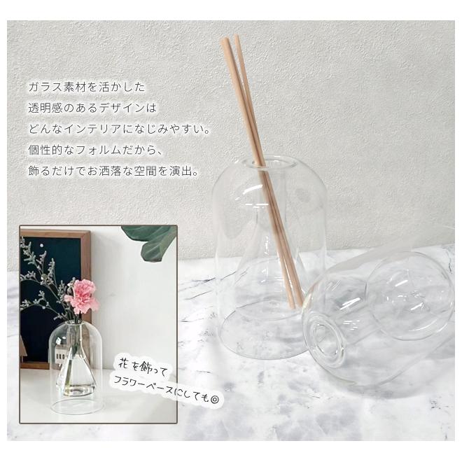 ディフューザー ルームフレグランス 容器 ガラス ディフューザーボトル 詰め替え用 アロマディフューザー リードディフューザー 花瓶 GPT 送料無料(gu1c516) | ブランド登録なし | 06