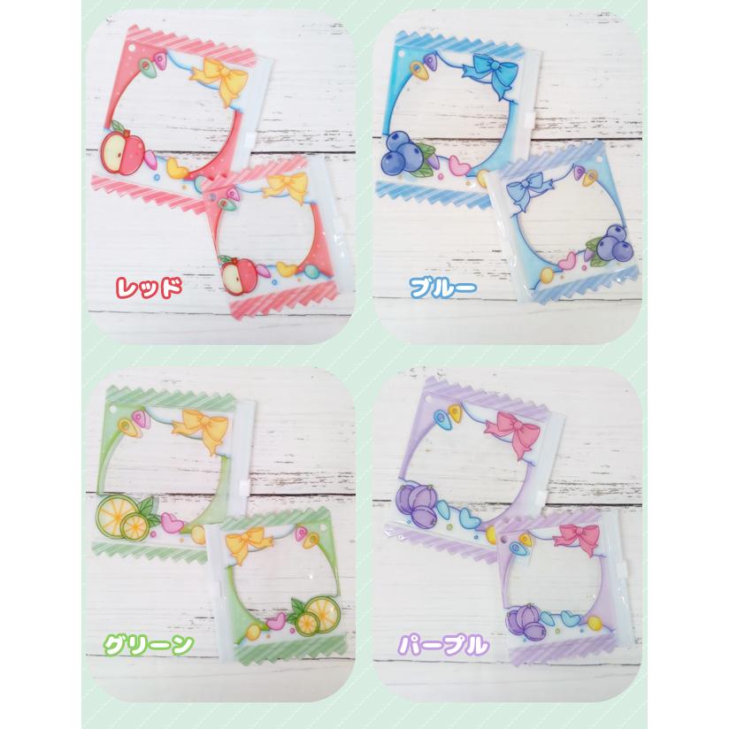 缶バッジ カバー 57mm 76mm対応 2個セット キーホルダー 保護 透明