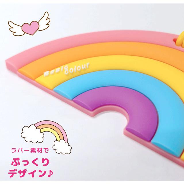 「レビュー記入でメール便送料無料」ネームタグ ラゲッジタグ 虹 レインボー 名札 子供 幼稚園 保育園 旅行 スーツケース リュック GPT gu1c562-mail(gu1c563) | ブランド登録なし | 04