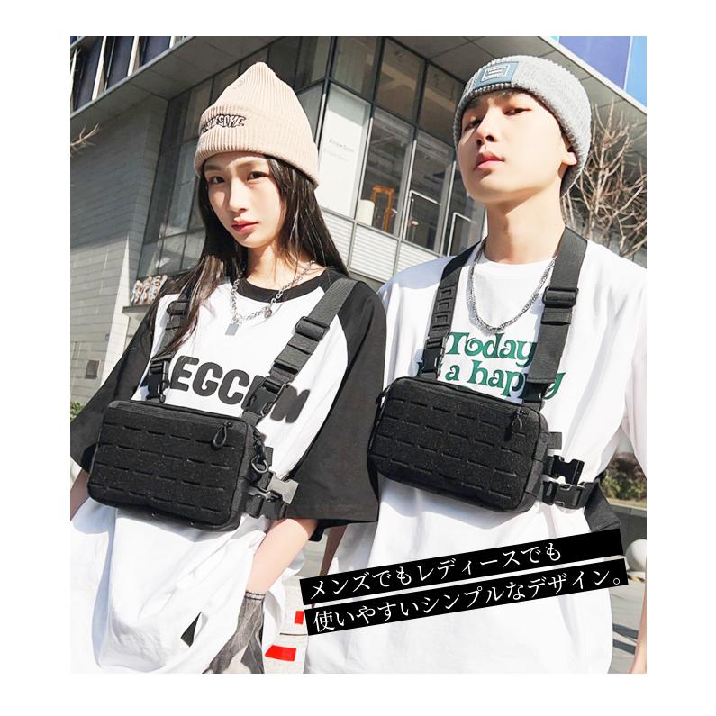 「レビュー記入でメール便送料無料」チェストバッグ ボディバッグ メンズ レディース チェストリグ アウトドア GPT gu1c576-mail(1通につき1点迄)(gu1c577) | ブランド登録なし | 07