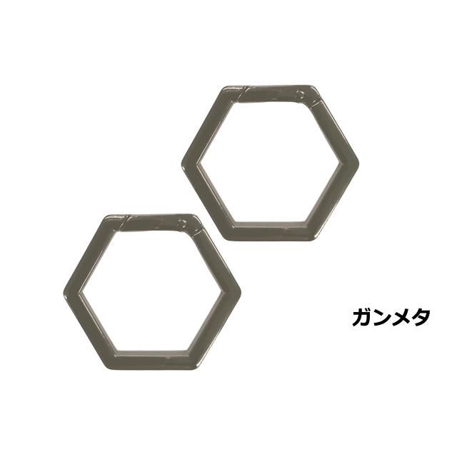 「レビュー記入でメール便送料無料」 カラビナ 2個セット おしゃれ キーホルダー 六角形 ゴールド シルバー GPT gu1c584-mail(gu1c585)(1通につき1点迄) | ブランド登録なし | 10