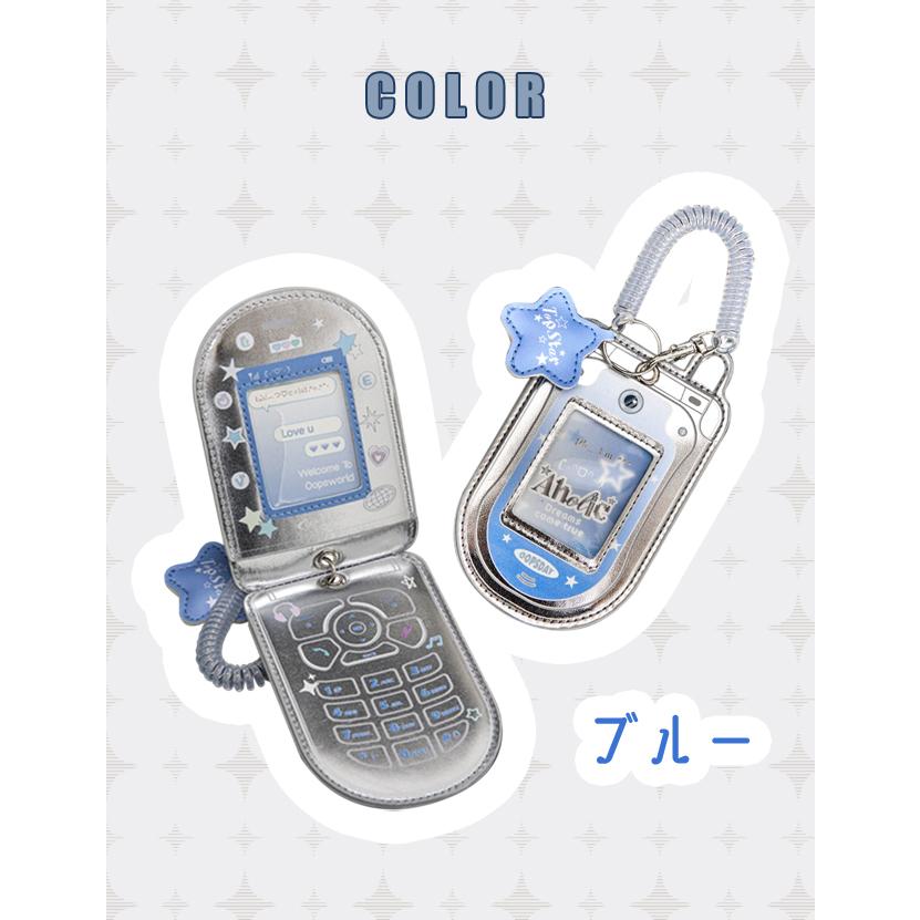 「レビュー記入でメール便送料無料」トレカホルダー 携帯電話型 フェイクレザー 推し活 トレカケース ヲタ活 GPT gu1c590-mail(1通につき1点迄)(gu1c591) | ブランド登録なし | 07