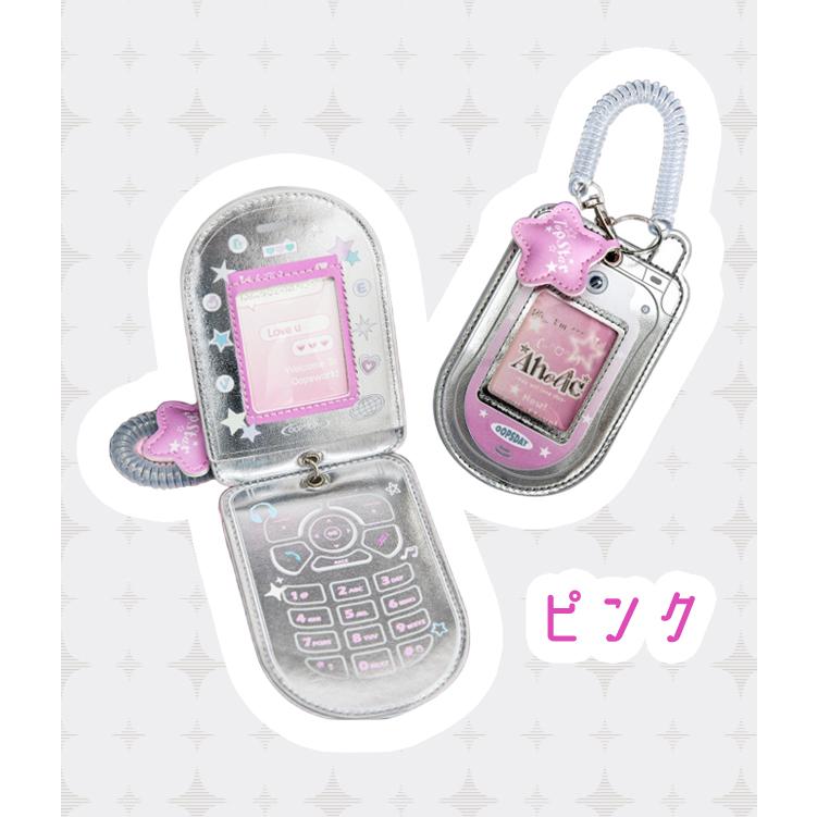 「レビュー記入でメール便送料無料」トレカホルダー 携帯電話型 フェイクレザー 推し活 トレカケース ヲタ活 GPT gu1c590-mail(1通につき1点迄)(gu1c591) | ブランド登録なし | 08