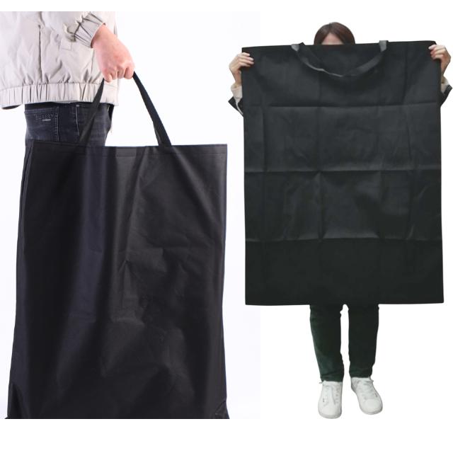トートバッグ 特大 90×70cm 大きい 無地 大型 フラット トート バッグ 大容量 肩掛け 黒 縦型 画版 布団 A1 B2 ポスター かばん 1点迄メール便OK(gu1c604) | ブランド登録なし | 09