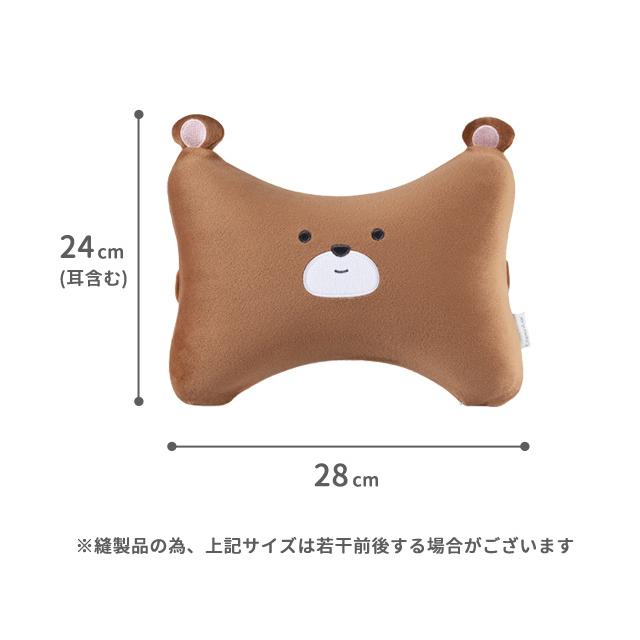 車 ヘッドレスト クッション ピロー ネックピロー ウレタン 高反発 車用 カークッション ゴム 首 頭 枕 パッド クマ ぬいぐるみ 単品 送料無料 GPT(gu1c612) | ブランド登録なし | 09