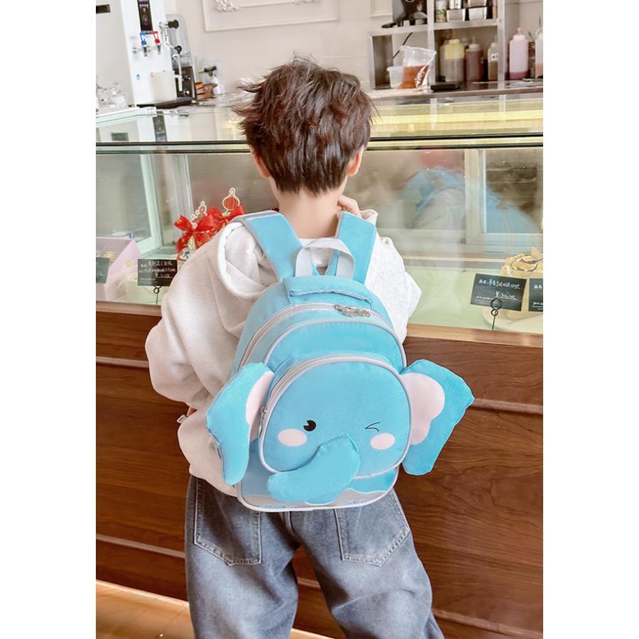 リュックサック 子供 キッズ かわいい アニマル ゾウ 笛付き 大容量 保育園 幼稚園 男の子 女の子 チェストベルト ベビーリュック 入園 GPT 送料無料 (gu1c637) | ブランド登録なし | 11
