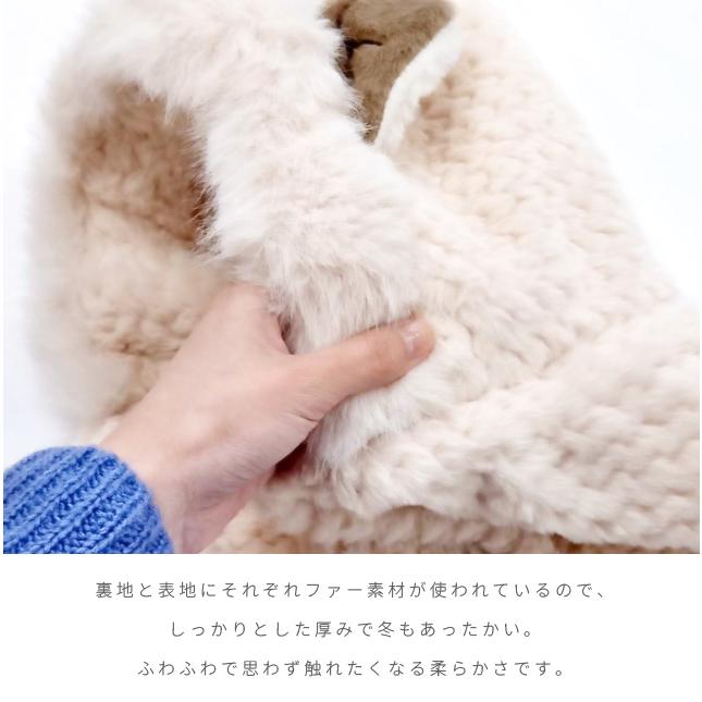帽子 耳付き フェイクファー レディース 防寒 あったか ふわふわ マフラー フード 一体型 冬 ケモ耳 猫耳 ふわふわ もこもこ GPT 送料無料(gu1c655) | ブランド登録なし | 04