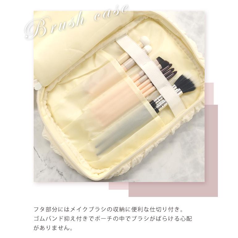 バニティポーチ コスメポーチ ポップコーン ポコポコ かわいい 大容量 大きめ 持ち手 化粧ポーチ 小物入れ メイク道具 収納 GPT 1点迄メール便OK(gu1c663) | ブランド登録なし | 06