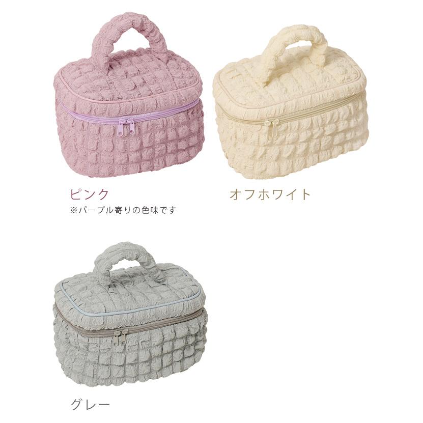 バニティポーチ コスメポーチ ポップコーン ポコポコ かわいい 大容量 大きめ 持ち手 化粧ポーチ 小物入れ メイク道具 収納 GPT 1点迄メール便OK(gu1c663) | ブランド登録なし | 10