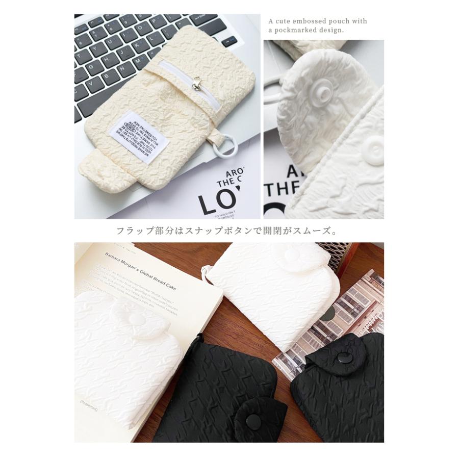 「レビュー記入でメール便送料無料」ミニポーチ 小物入れ レディース エンボス加工 ミニウォレット カラビナ GPT gu1c678-mail(1通につき4点迄)(gu1c679) | ブランド登録なし | 07