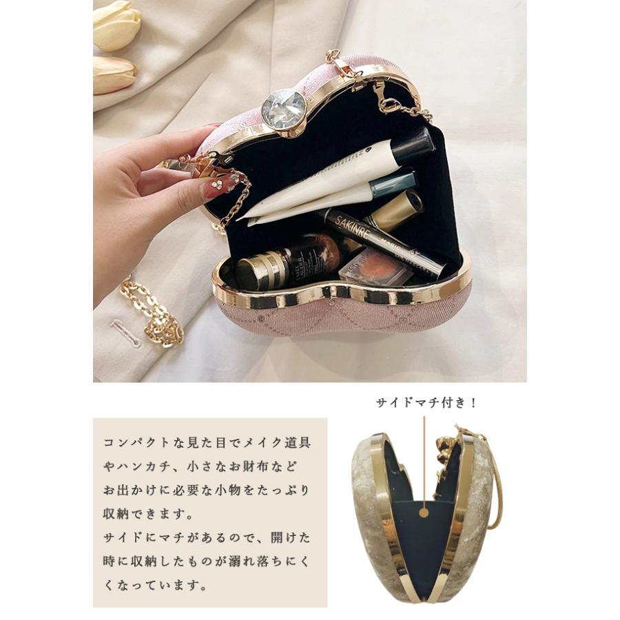 ビジュー ミニバッグ チェーン パーティーバッグ エレガント