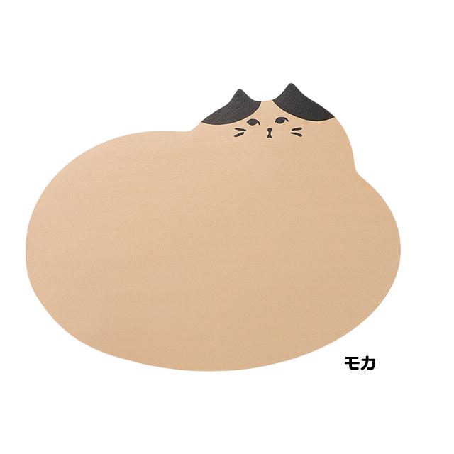 ランチョンマット ランチマット 猫 洗える 撥水 丸 ハチワレ レザー調 かわいい おしゃれ マット 子供 大人 PUレザー 北欧 韓国 GPT 3点迄メール便OK(gu1c718) | ブランド登録なし | 13