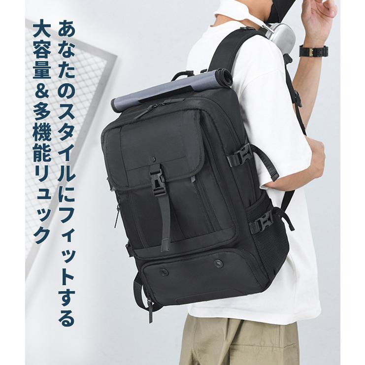 リュック 靴収納 2層 大容量 20L PC収納 ショルダー キャリーオン 3WAY メンズ ビジネスリュック 通勤 出張 旅行 ジム リュックサック GPT 送料無料(gu1c773) | ブランド登録なし | 01