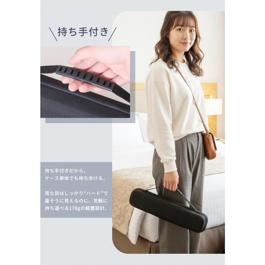 ヘアアイロンケース 収納ケース ハード 持ち手付き ストレートアイロン コテ 持ち運び ファスナー 旅行 出張 携帯 GPT 送料無料(gu1c822) | ブランド登録なし | 06