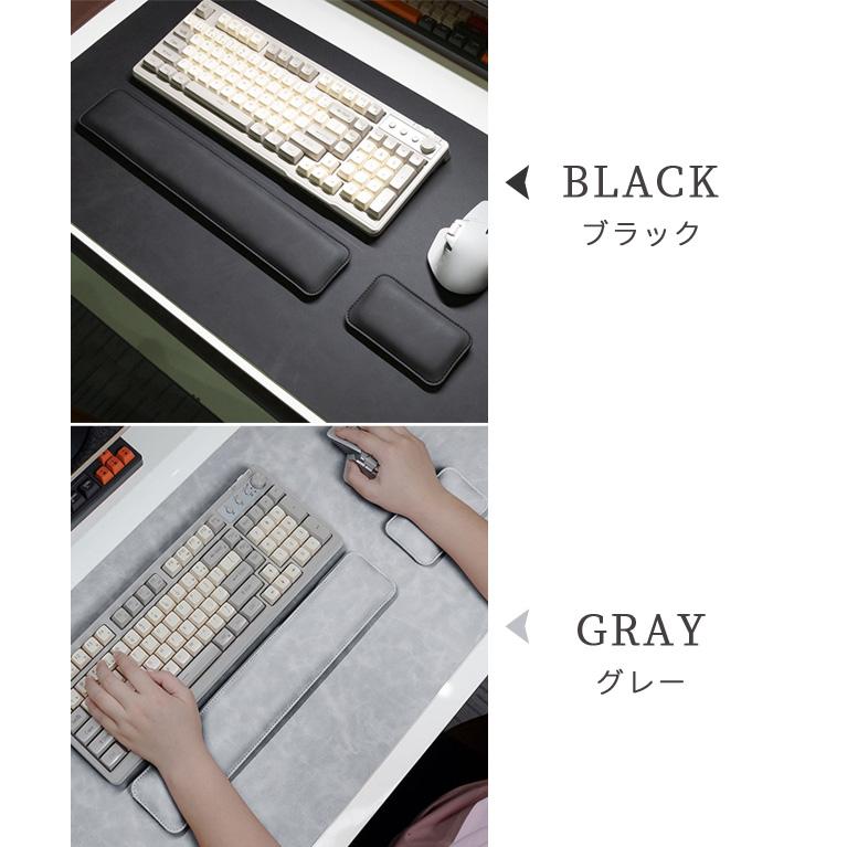 デスクマット リストレスト 3点セット パソコンマット 大きめ 70×35cm マウス対応 学習机 マウスパッド 手首 クッション プレゼント GPT 送料無料(gu1c884) | ブランド登録なし | 09