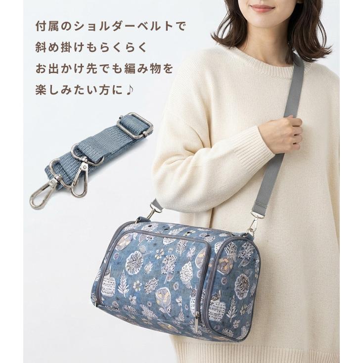 毛糸 編み物 収納 バッグ 大きめ 大容量 ショルダー 編み針 棒針 かぎ針編み 手芸用品 持ち運び 毛糸入れ 編み物用品 道具 からなまい GPT 送料無料(gu1c944) | ブランド登録なし | 08