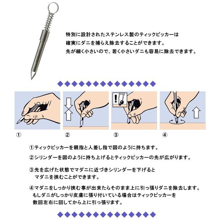 飯塚カンパニー ダニ取り用ピンセット トラベルセーフ ティック