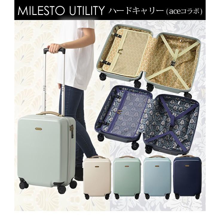 ミレスト スーツケース 機内持ち込み Sサイズ ストッパー キャリー