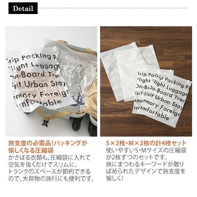 ミレスト 衣類圧縮袋 Sサイズ Mサイズ各2枚 おしゃれシンプル トラベル用圧縮袋セット ワード M S各2枚セット Mls516 2点迄メール便ok Id0a235 Cp Id0a235 スーツケースと旅行用品のgriptone 通販 Yahoo ショッピング