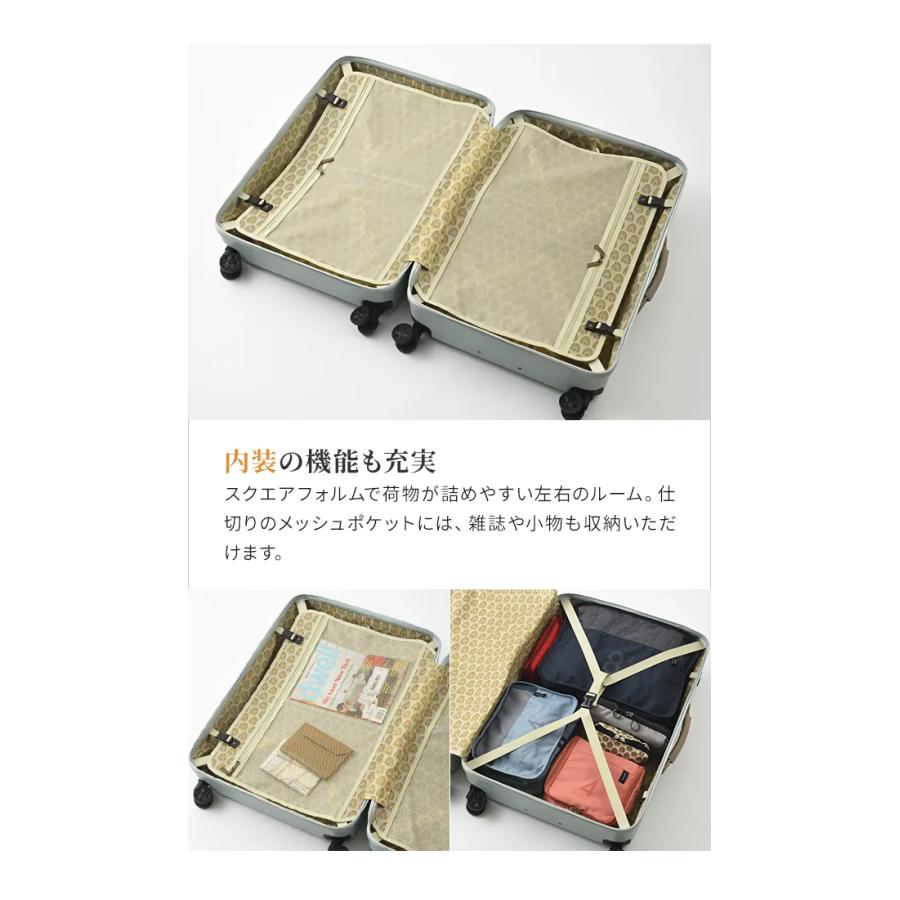 ミレスト MILESTO スーツケース キャリーケース 75L ストッパー L