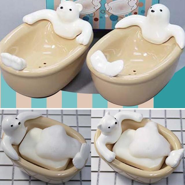 日用雑貨 日本製グッズ アニマルジャブジャブ 石鹸トレー 1 1 かわいいシロクマ アザラシ Iw0a334 Iw0a334 スーツケースと旅行用品のgriptone 通販 Yahoo ショッピング