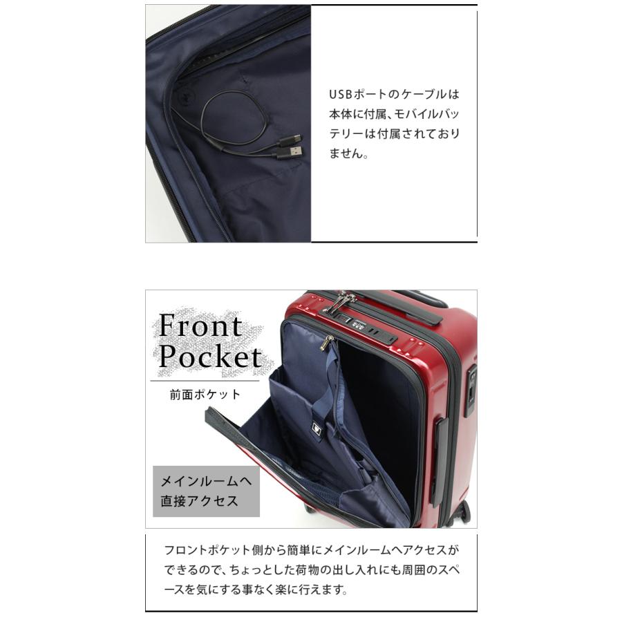 バーマス スーツケース Sサイズ 小型 フロントオープン ストッパー