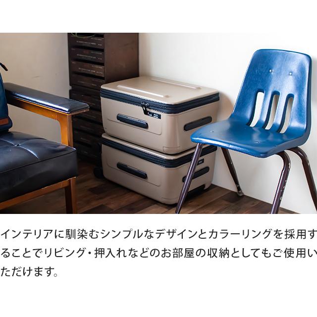 BERMAS（バーマス） 手提げバッグ トランク スタッキング ボックス 34L