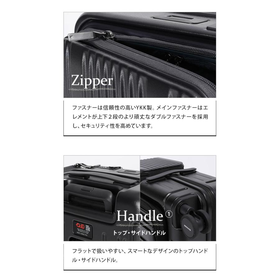 バーマス スーツケース Sサイズ 小型 フロントオープン ストッパー ジッパー TSAロック キャリー BERMAS ユーロシティ 3 60526 機内持ち込み(ki2a152)「C」 | EURO CITY | 13