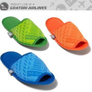 グラトリエアラインズ 新 携帯スリッパ 折りたたみスリッパ メンズ レディース おしゃれ GRATORI AIRLINES 1点迄メール便OK(ko1a356) | 