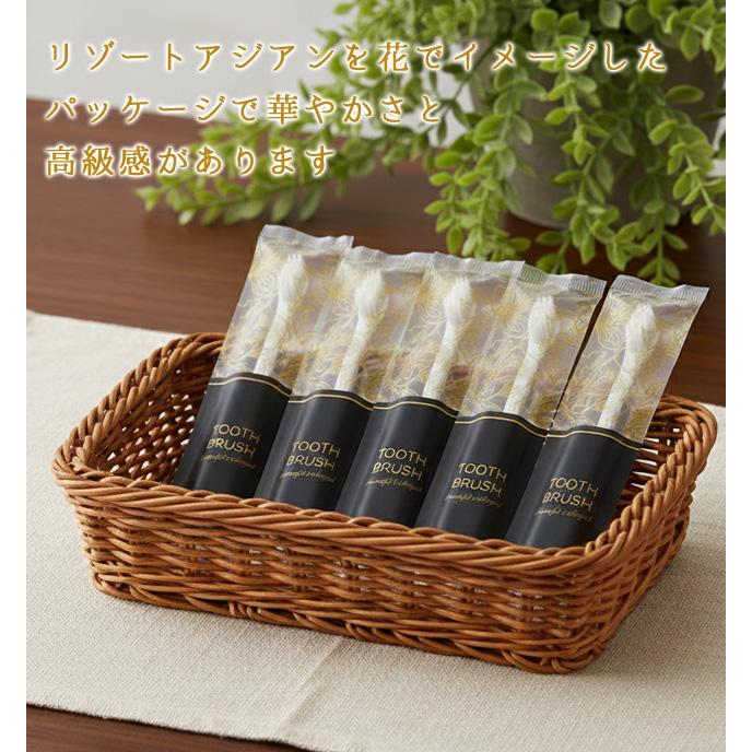 使い捨て ハブラシ 歯磨き粉付き ブロッサムシリーズ 300個単位 歯ブラシセット ホテル アメニティ 個包装 白 旅行用 PBT-05-300(ma0a134)【セット】 | ブランド登録なし | 03