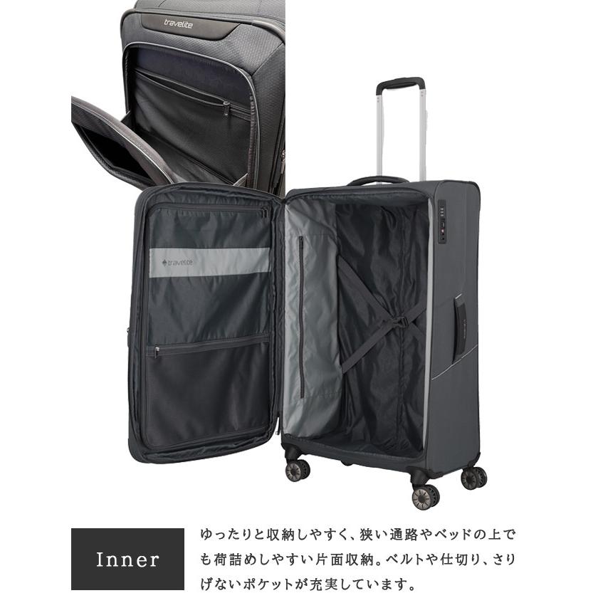 お値下げしました！　オガサカ　キャリーバック　旅行バック　大容量115ℓ キャリーバッグ Lサイズ 軽い 大型 大容量 ソフト スーツケース