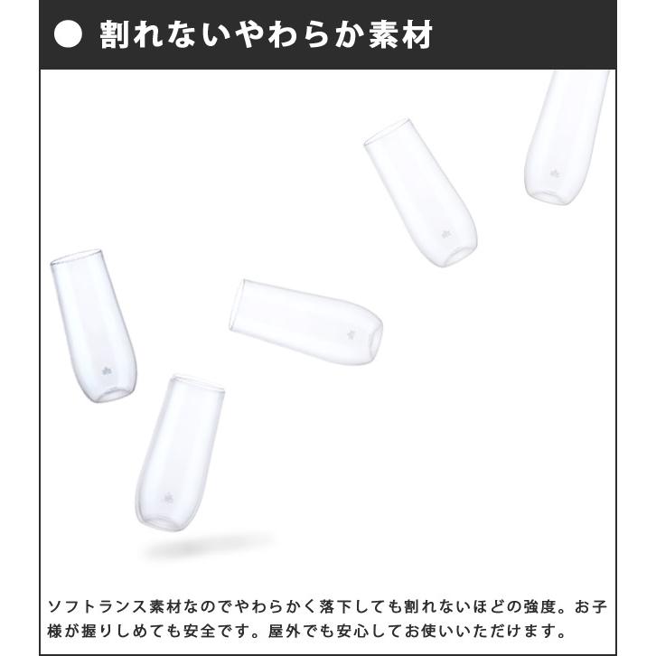 ロゴス 割れない コップ 透明 ソフトランス スリムタンブラー 2個 アウトドア キャンプ 食器 プラスチック 軽い ペアグラス ギフト おしゃれ 81285173 (ro0a159) | LOGOS | 02