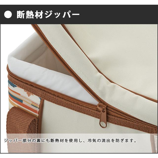 ロゴス 保冷バッグ 大きめ クーラーバッグ 氷点下パック 抗菌・ベーシッククーラー ナバホ Mサイズ 15L アウトドア キャンプ ソフト LOGOS 81670344(ro0a170) | LOGOS | 03
