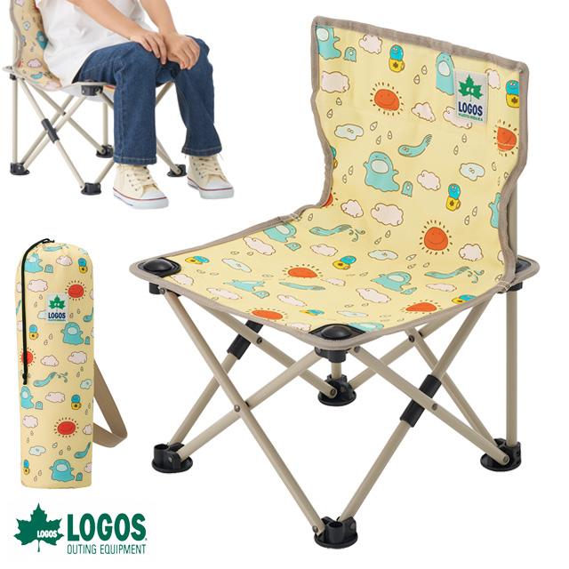 ロゴス 折りたたみ 椅子 子供 大人 背もたれ付 軽量 デザインタイニーチェア ロゴスのえほん・水くん 持ち運び アウトドア キャンプ レジャー 73381064(ro0a181) | LOGOS