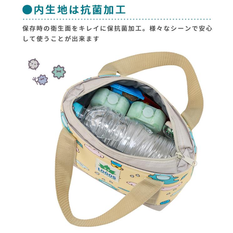ロゴス 保冷バッグ クーラーバッグ トート お弁当 氷点下パック抗菌・デザインクーラー ロゴスのえほん・水くん ランチバッグ ランチトート 81670346(ro0a182) | LOGOS | 03