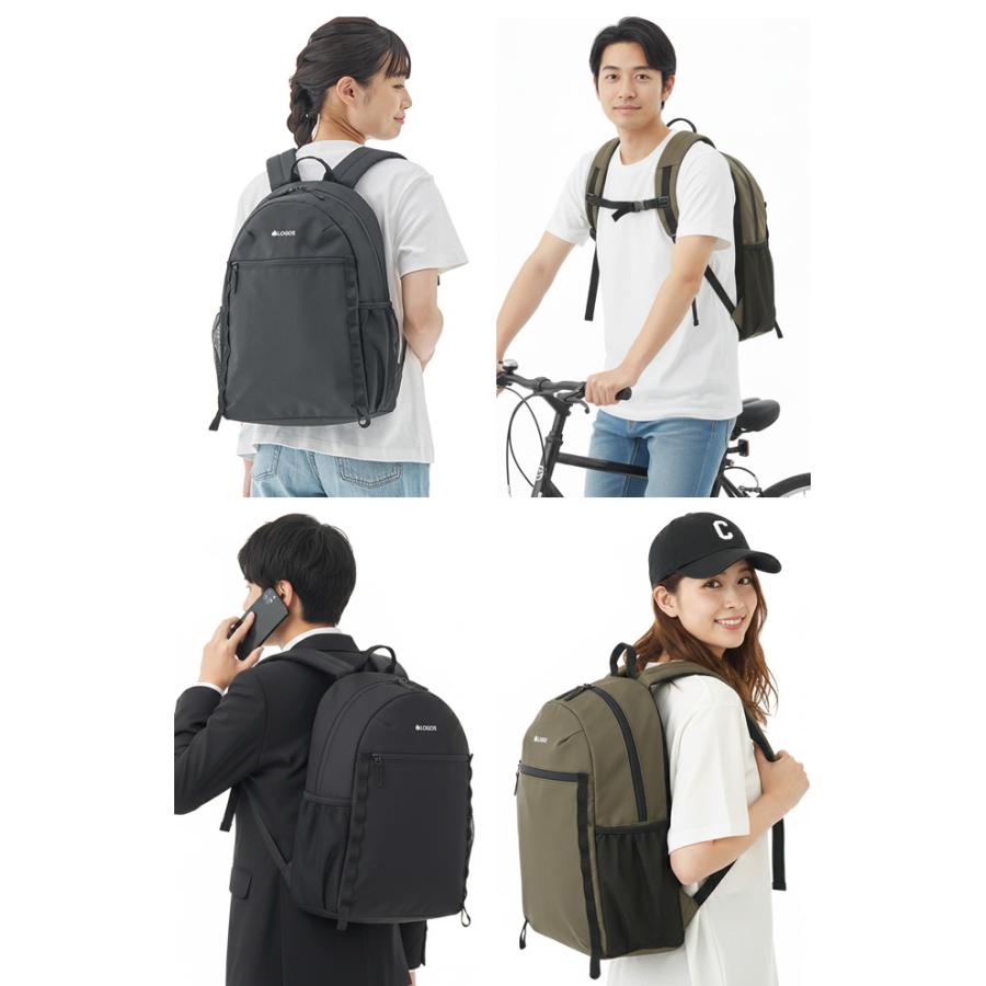 ロゴス リュックサック 20L 軽量 撥水 スタンダードデイバッグ-BD メンズ レディース 旅行 1泊 2泊 ビジネス 通勤 通学 アウトドア A4 PC収納 14インチ(ro0a189) | LOGOS | 12
