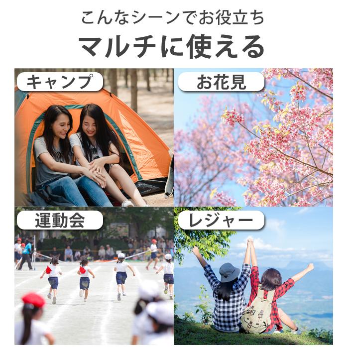 ロゴス レジャーシート 防水 トートインベーシック防水シート・ファミリー 145×140cm 大きい 大判 キャンプ アウトドア ピクニック 収納袋 71809763(ro0a190) | LOGOS | 05