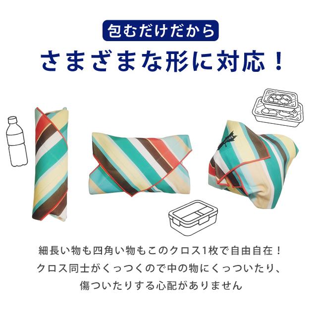 ロゴス くっつく クロス 保冷 アルミック風呂敷 布 保冷ふろしき お弁当 弁当箱 ペットボトル ランチクロス 81690510 81690511 2点迄メール便OK(ro0a200) | LOGOS | 03