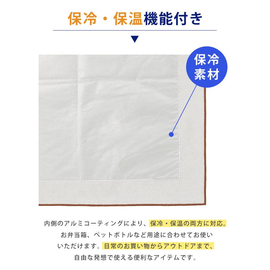 ロゴス くっつく クロス 保冷 アルミック風呂敷 布 保冷ふろしき お弁当 弁当箱 ペットボトル ランチクロス 81690510 81690511 2点迄メール便OK(ro0a200) | LOGOS | 05