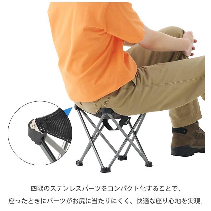 ロゴス 折りたたみ 椅子 Ultra Light 7075 キュービックチェア ワイド コンパクト 軽量 持ち運び ポータブルチェア アウトドア 行列待ち 73369040(ro0a201) | LOGOS | 04
