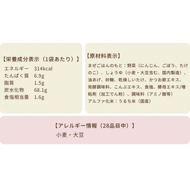 非常食 水不要 炊き込みご飯 最大4年保存 単品 1食 保存食 防災 まぜこめっつ アルファ米 備蓄 長期保存 サタケ 旅行 1FMR36001ZE 4点迄メール便OK(sa0a154) |  | 02