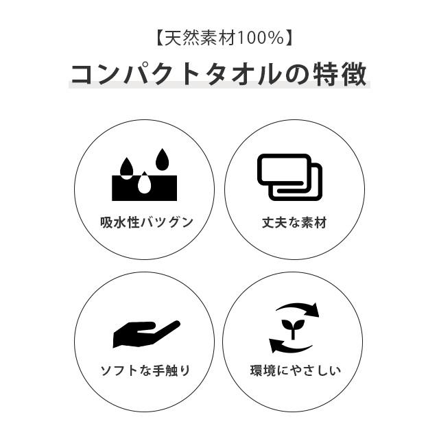 三和 コンパクトタオル3種セット(バスタオル、フェイスタオル、ハンドタオル) タオル 圧縮 防災用品 SRO-AT5 2点迄メール便OK(sa7a048) | ブランド登録なし | 02