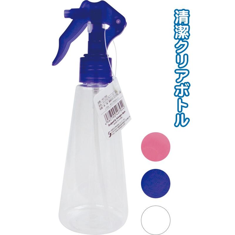 【まとめ買い=注文単位12個】クリアスプレー(Ｃ 200ml)　アソート(色おまかせ)　40-795（se2a013) | ブランド登録なし