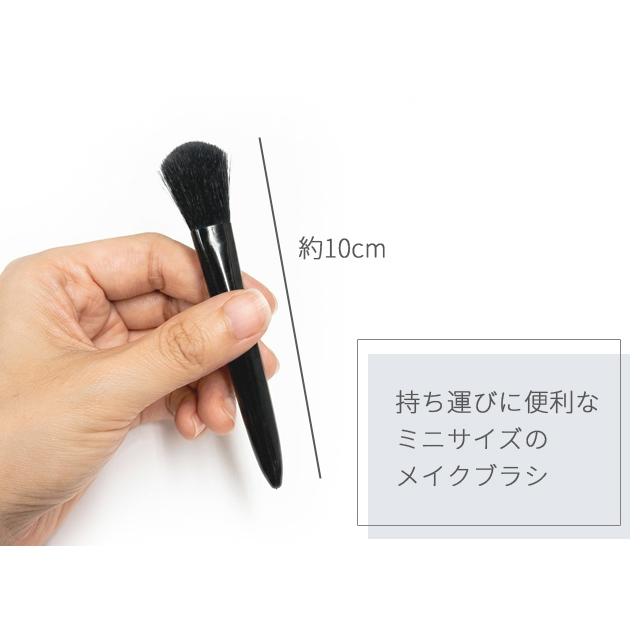 メイクブラシ セット 6本 メイクアップブラシ＆チップ ミニサイズ6種入 ケース付 ミニ 携帯用 持ち運び 旅行 トラベル 出張 18-620 5点迄メール便OK（se2a051) | ブランド登録なし | 02