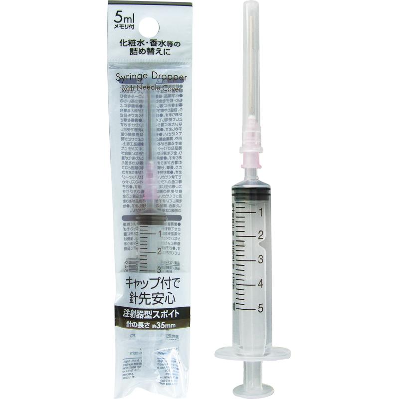 【まとめ買い=注文単位12個】注射器型スポイト 針キャップ付 5ml アソート(色柄ある場合)27-454(se2e946) | 