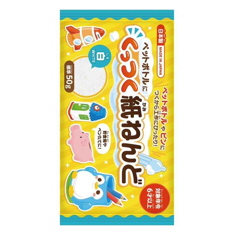 【まとめ買い=注文単位10個】ペットボトルにくっつく紙ねんど50g日本製 アソート(色柄ある場合)33-319(se2e976) | 