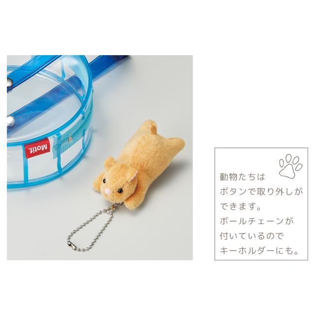 ポーチ 透明 ビニール かわいい 回し車モチーフ ぬいぐるみ付き ハムスター ハリネズミ リス 丸型 推し活 小物入れ F24-0471 F24-0472 F24-0473(se4a006) |  | 07