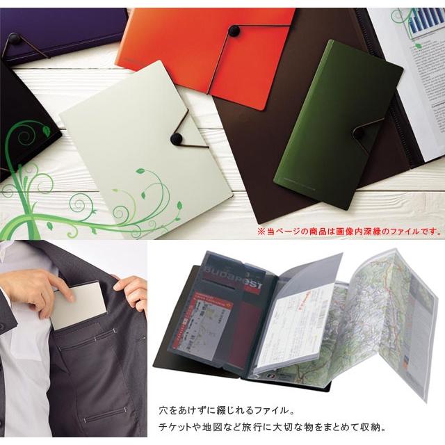リヒトラブ スマートフィット キャリングポケット for Travel チケットケース ホルダー A4三つ折り 旅行 便利グッズ 5点迄メール便OK F-7526(si1a010) |  | 01